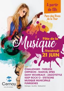 Fête de la Musique @ CERNAY - Parc des Rives de la Thur